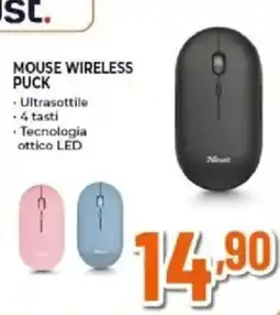 Expert Trust mouse wireless puck offerta