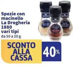 Sigma Spezie con macinello La Drogheria 1880 offerta
