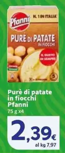 Sigma Purè di patate in fiocchi Pfanni offerta