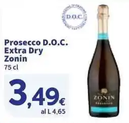 Sigma Prosecco D.O.C. Extra Dry Zonin offerta