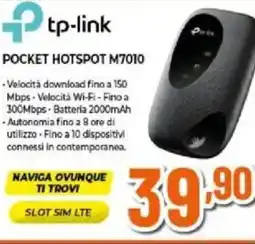 Expert tp-link POCKET HOTSPOT M7010 offerta