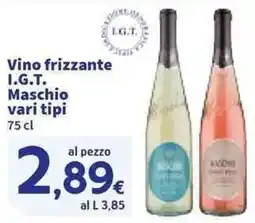 Sigma Vino frizzante I.G.T. Maschio offerta