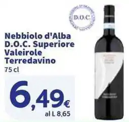 Sigma Nebbiolo d'Alba D.O.C. Superiore Valeirole Terredavino offerta