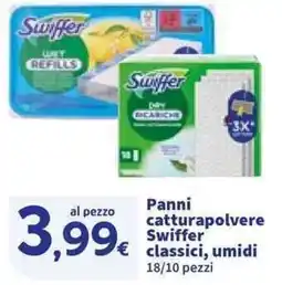 Sigma Panni catturapolvere Swiffer € classici, umidi 18/10 pezzi offerta