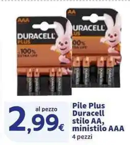 Sigma Pile Plus Duracell stilo AA, ministilo AAA offerta