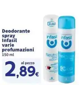 Sigma Deodorante spray infasil offerta