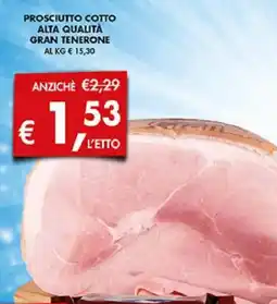 Coal Prosciutto cotto alta qualità GRAN TENERONE offerta