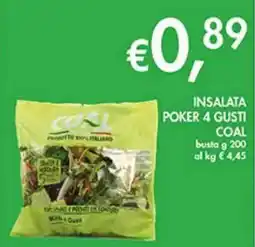 Coal Insalata poker 4 gusti coal busta offerta