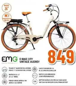 Expert Emg e-bike city vintage audrey offerta