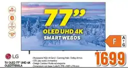 Expert LG TV OLED 77" UHD OLED77B56LA offerta