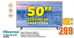 Expert Hisense TV LED UHD 4K 50" 50A69Q offerta