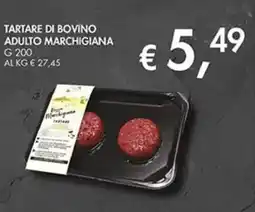 Coal Tartare di bovino adulto marchigiana offerta