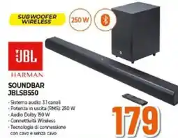 Expert SOUNDBAR JBLSB550 offerta