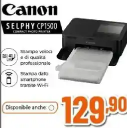 Expert Canon SELPHY CP1500 offerta