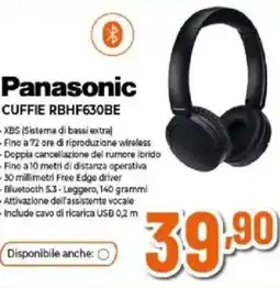 Expert Panasonic CUFFIE RBHF630BE offerta