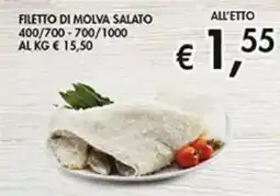 Coal Filetto di molva salato offerta
