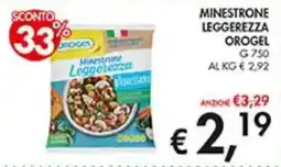 Coal Minestrone leggerezza OROGEL offerta