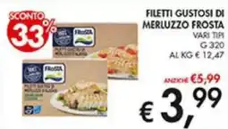 Coal Filetti gustosi di merluzzo FROSTA offerta