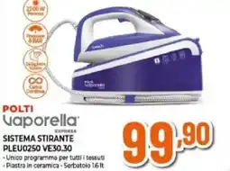 Expert POLTI SISTEMA STIRANTE PLEU0250 VE30.30 offerta