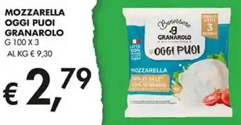 Coal Mozzarella oggi puoi GRANAROLO offerta