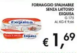 Coal Formaggio spalmabile senza lattosio EXQUISA offerta