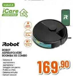 Expert Robot aspirapolvere roomba 105 combo offerta