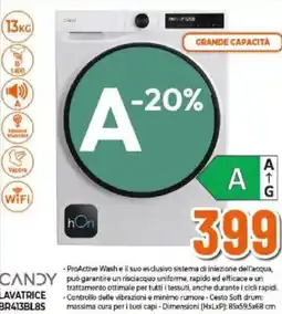 Expert CANDY LAVATRICE BR413BL8S offerta