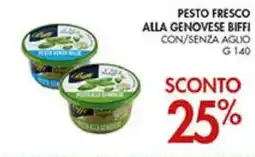 Coal Pesto fresco alla genovese biffi con/senza aglio offerta