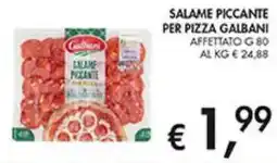 Coal Salame piccante per pizza galbani affettato offerta