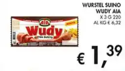 Coal Wurstel suino wudy AIA x3 offerta
