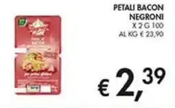 Coal Petali bacon NEGRONI x2 offerta