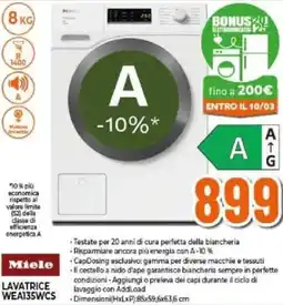 Expert Miele LAVATRICE WEA135WCS offerta