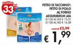 Coal Petto di tacchino\ petto di pollo al forno aequilibrium aia aequilibrium offerta