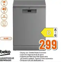 Expert beko LAVASTOVIGLIE BDFN164305 offerta