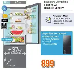 Expert SAMSUNG Frigorifero Combinato F1rst 75 Al RB50DG602ES9 offerta