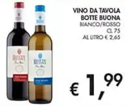 Coal Vino da tavola botte buona bianco/rosso offerta