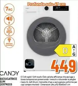 Expert CANDY ASCIUGATRICE SLIM GDS7N2GS offerta