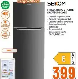 Expert SEKOM FRIGORIFERO 2 PORTE SHDP541NM2XE0 offerta