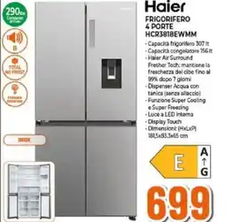 Expert Haier FRIGORIFERO 4 PORTE HCR3818EWMM offerta