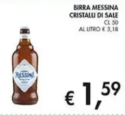 Coal Birra messina CRISTALLI DI SALE offerta