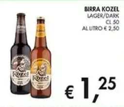 Coal Birra kozel lager/dark offerta