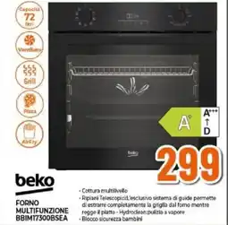 Expert beko FORNO MULTIFUNZIONE BBIM17300BSEA offerta