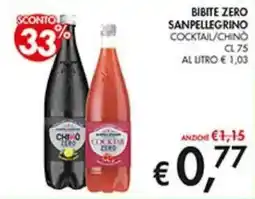 Coal Bibite zero sanpellegrino cocktail/chino offerta