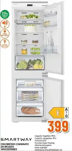 Expert SMARTWAY FRIGORIFERO COMBINATO DA INCASSO WHSCB33NBE0 offerta