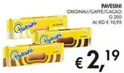 Coal Pavesini originali/caffe/cacao offerta