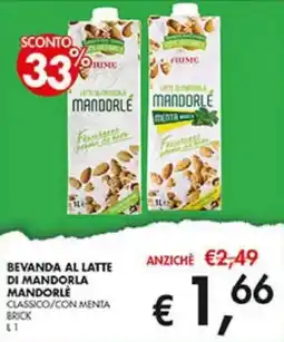 Coal Bevanda al latte di mandorla mandorle offerta