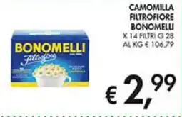 Coal Camomilla filtrofiore bonomelu x 14 filtri offerta