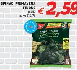 Coal Spinaci primavera FINDUS offerta