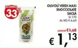 Coal Olivoli verdi maxi snocciolate SACLÀ offerta