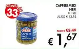 Coal Capperi medi NERI offerta